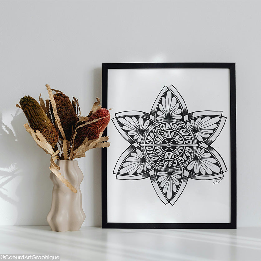 Oeuvre originale • Fleur Sacrée