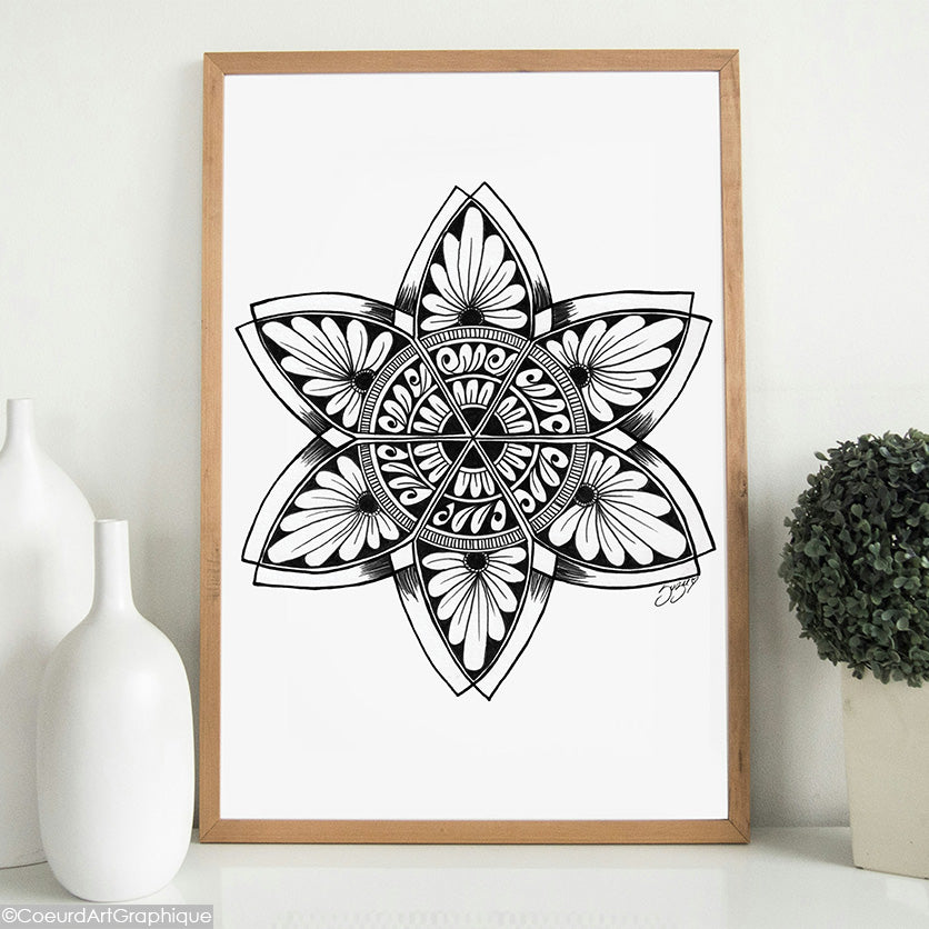 Oeuvre originale • Fleur Sacrée