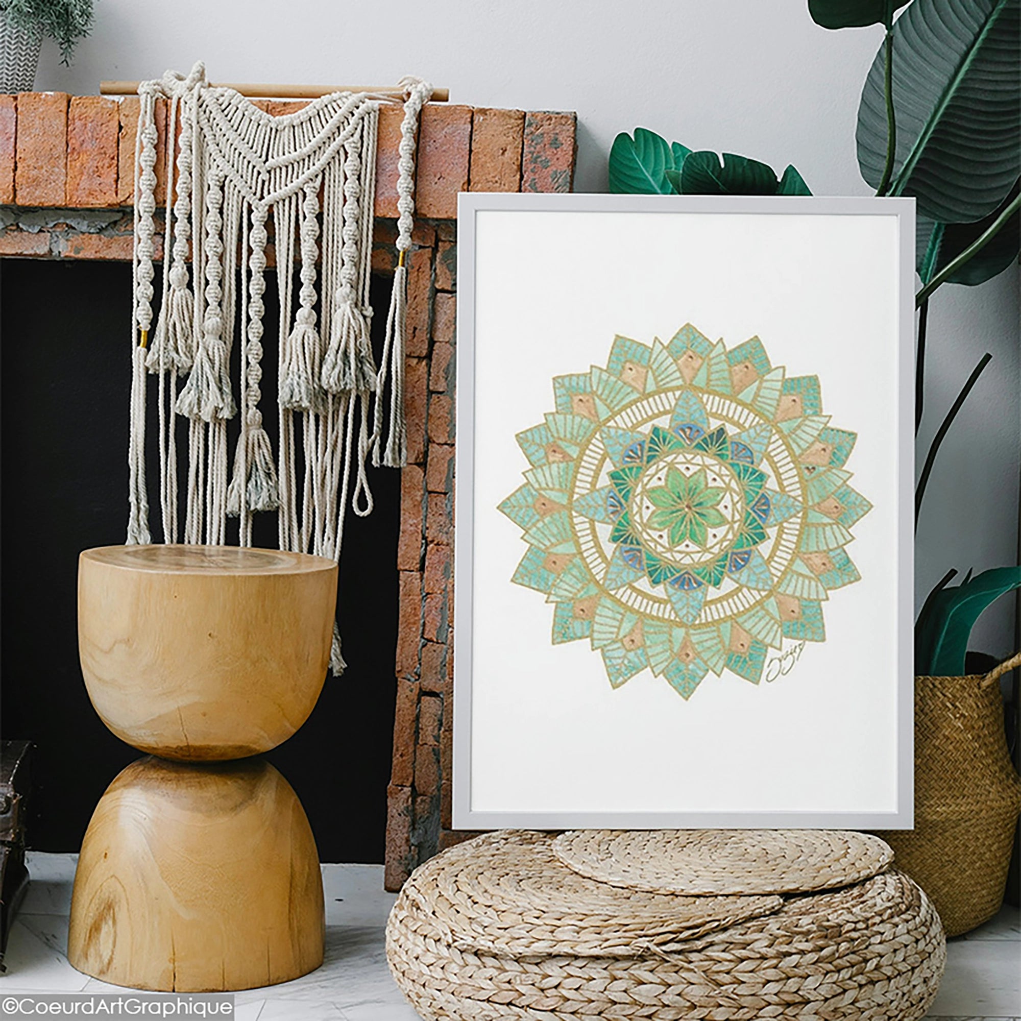 Affiche 9x12 • Doux Jardin