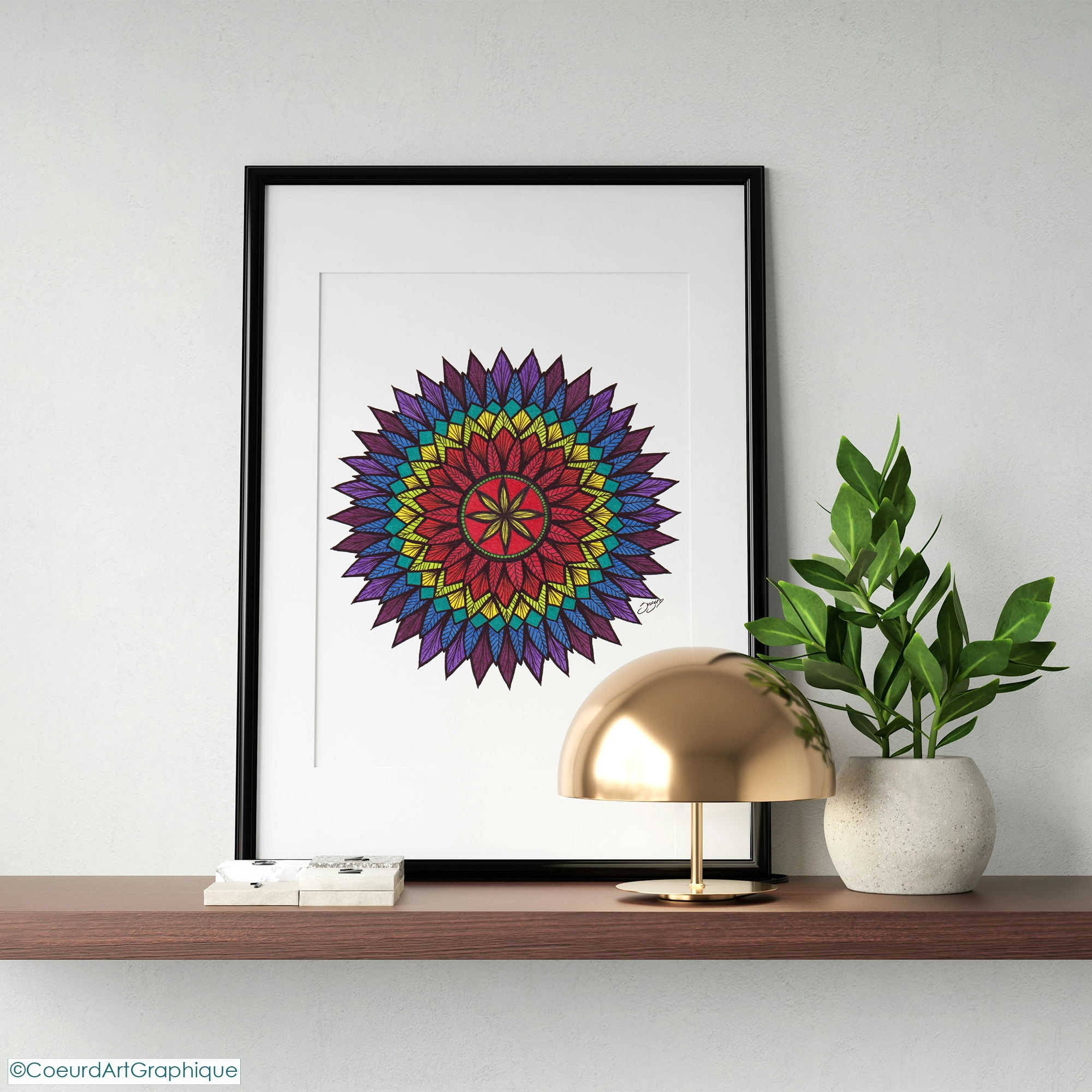 Affiche 9x12 • Plumes Vibrantes