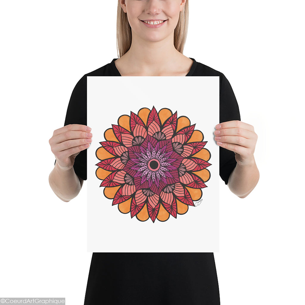 Poster • Tangerine Petals
