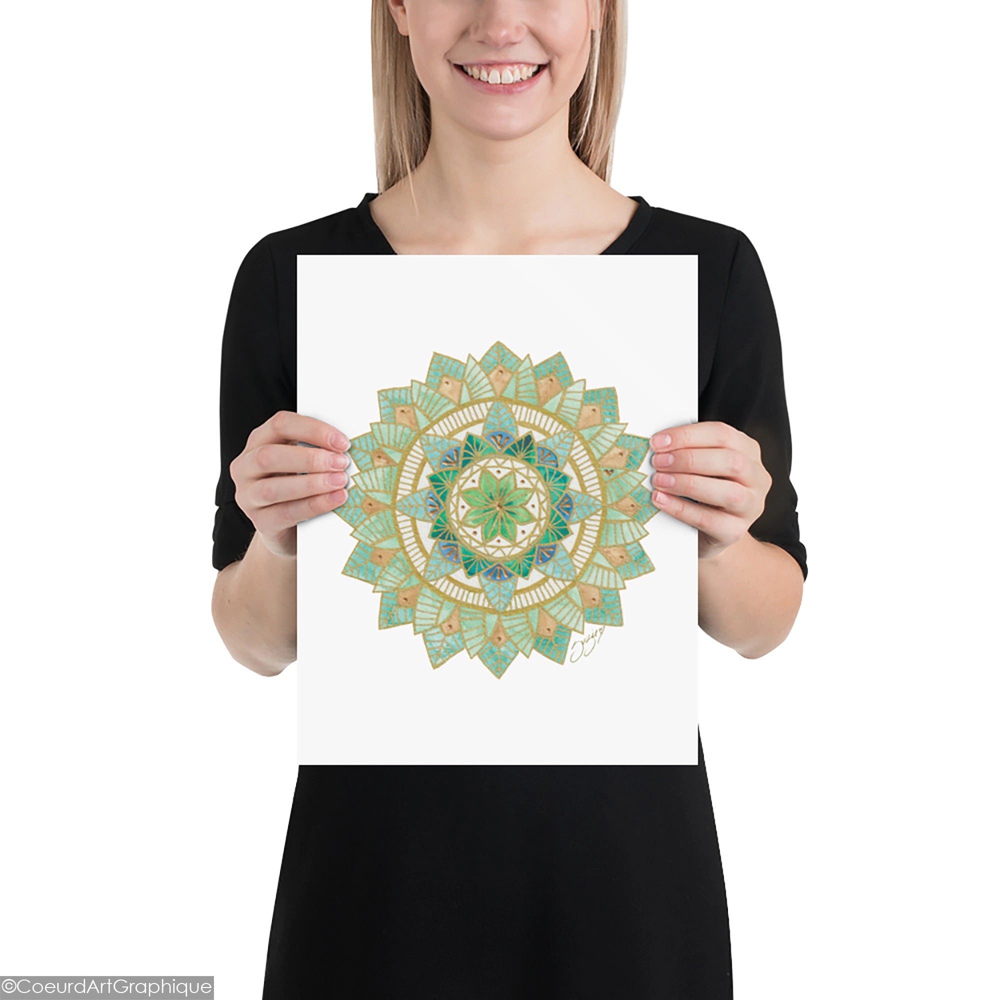 Affiche 9x12 • Doux Jardin