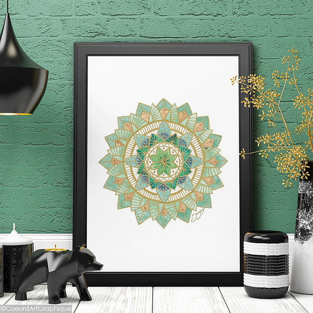 Affiche 9x12 • Doux Jardin