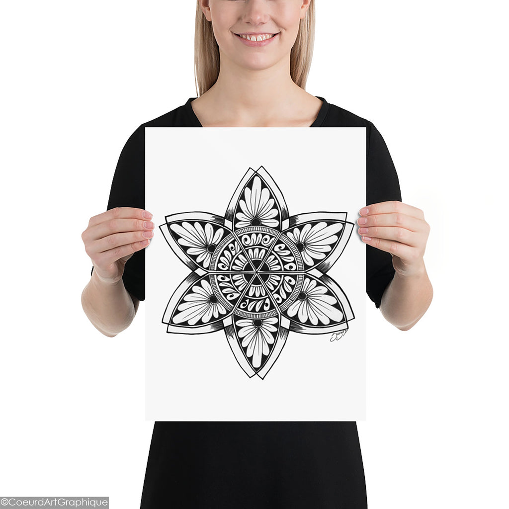 Affiche • Fleur Sacrée