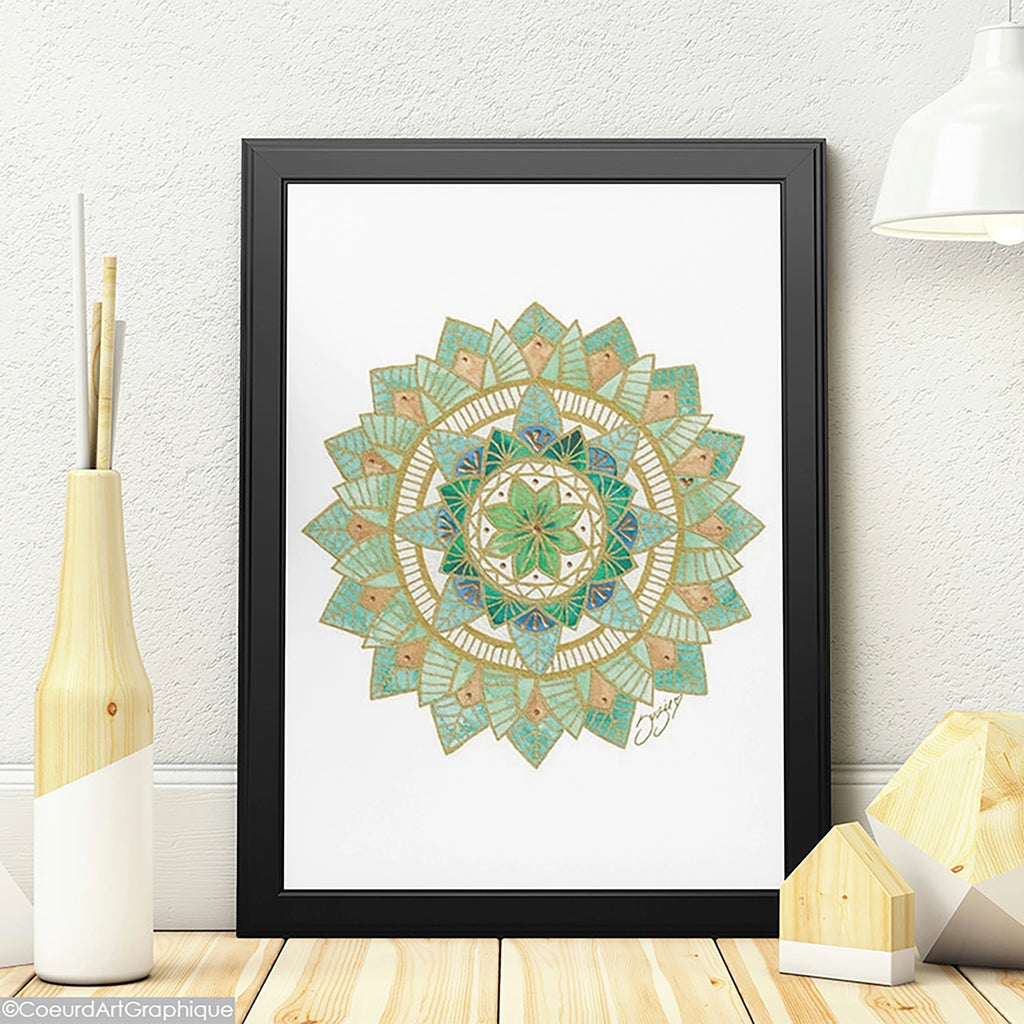Affiche 9x12 • Doux Jardin