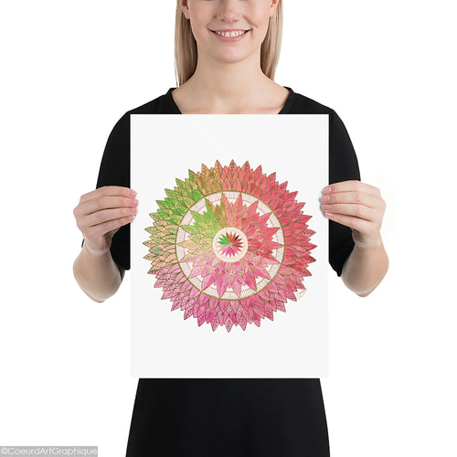 Affiche 11x14 • La Vie en Rose
