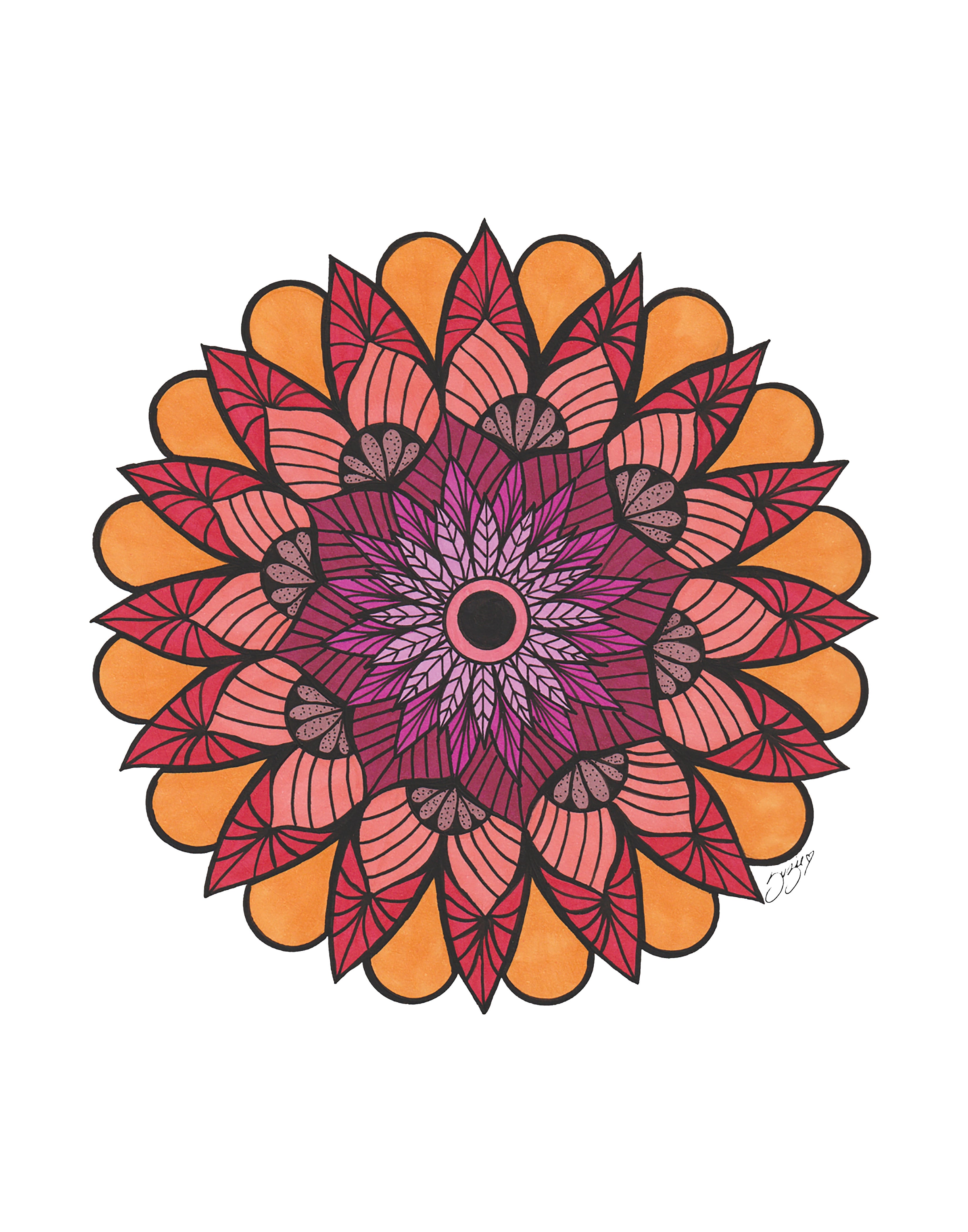Poster • Tangerine Petals