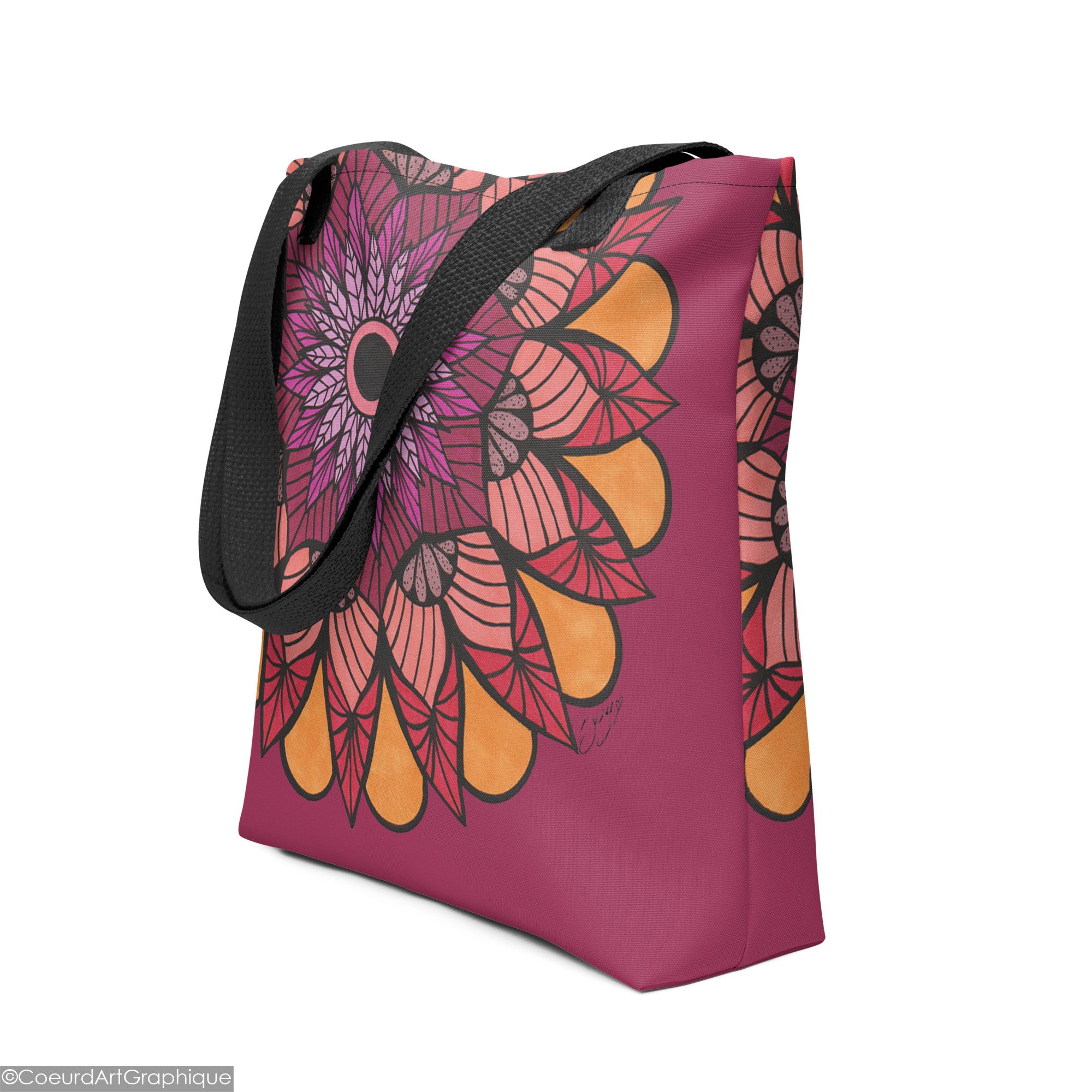 Sac fourre-tout • Pétales Tangerine