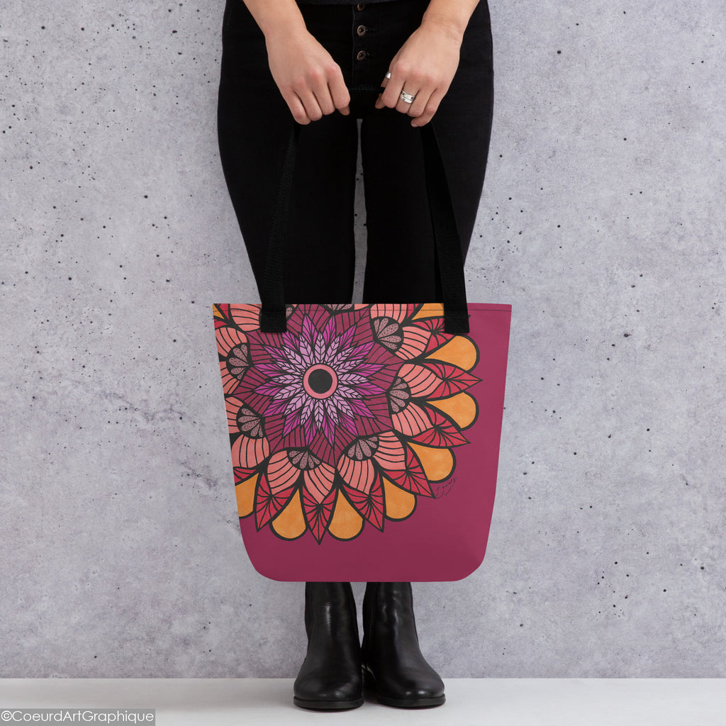 Sac fourre-tout • Pétales Tangerine