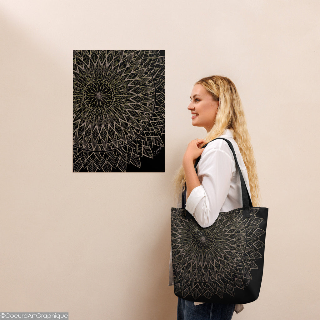 Sac fourre-tout • Plumes Dorées