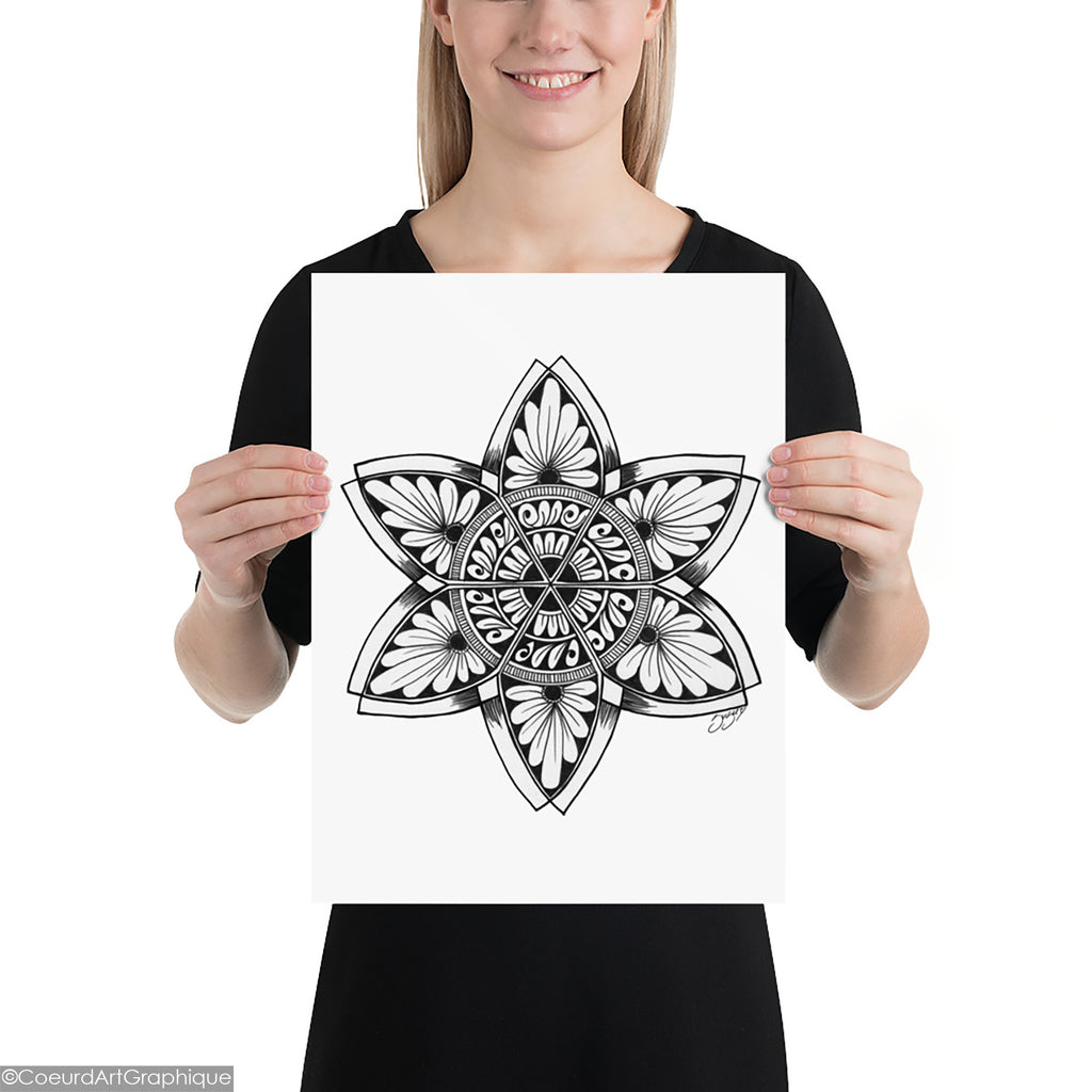 Affiche • Fleur Sacrée