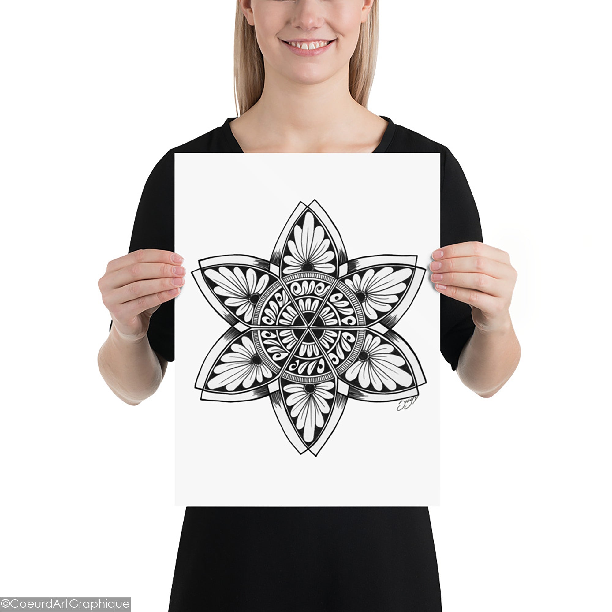 Affiche • Fleur Sacrée