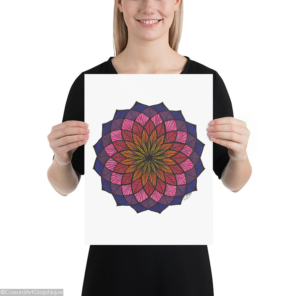 Affiche • Radieuse Échinacée