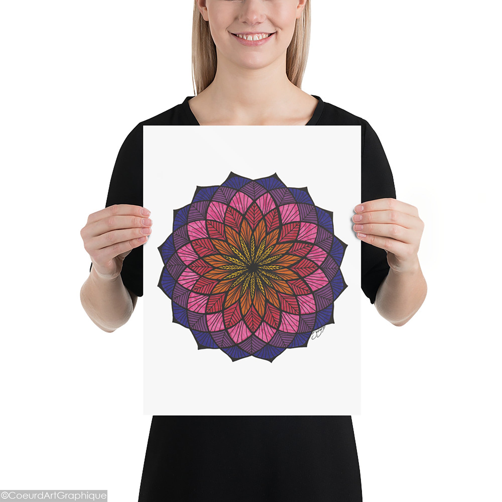 Affiche • Radieuse Échinacée