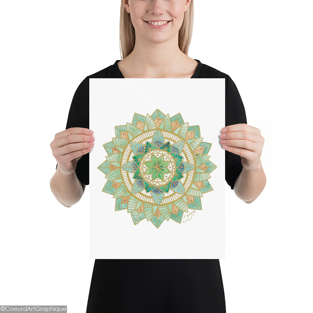 Affiche • Doux Jardin