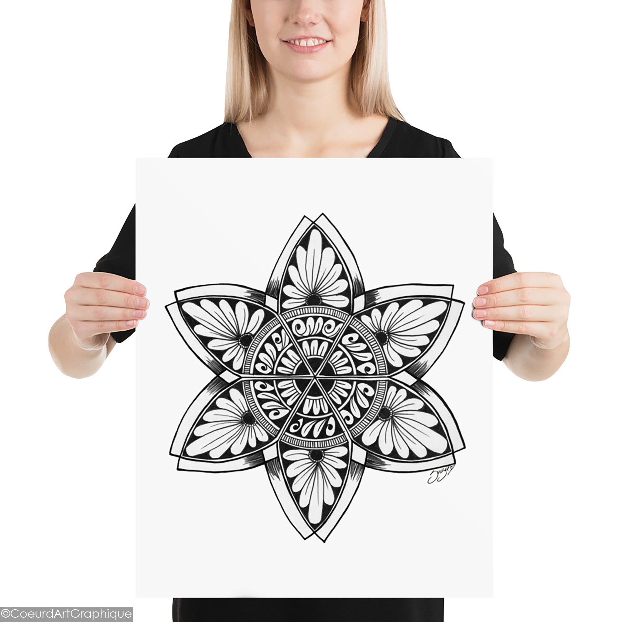 Affiche • Fleur Sacrée