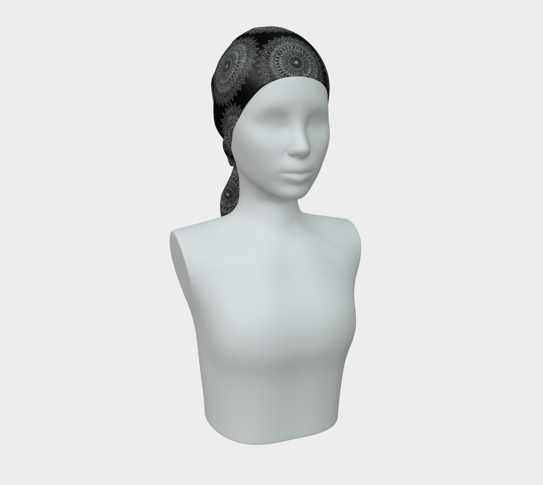 Foulard • Plumes Blanches