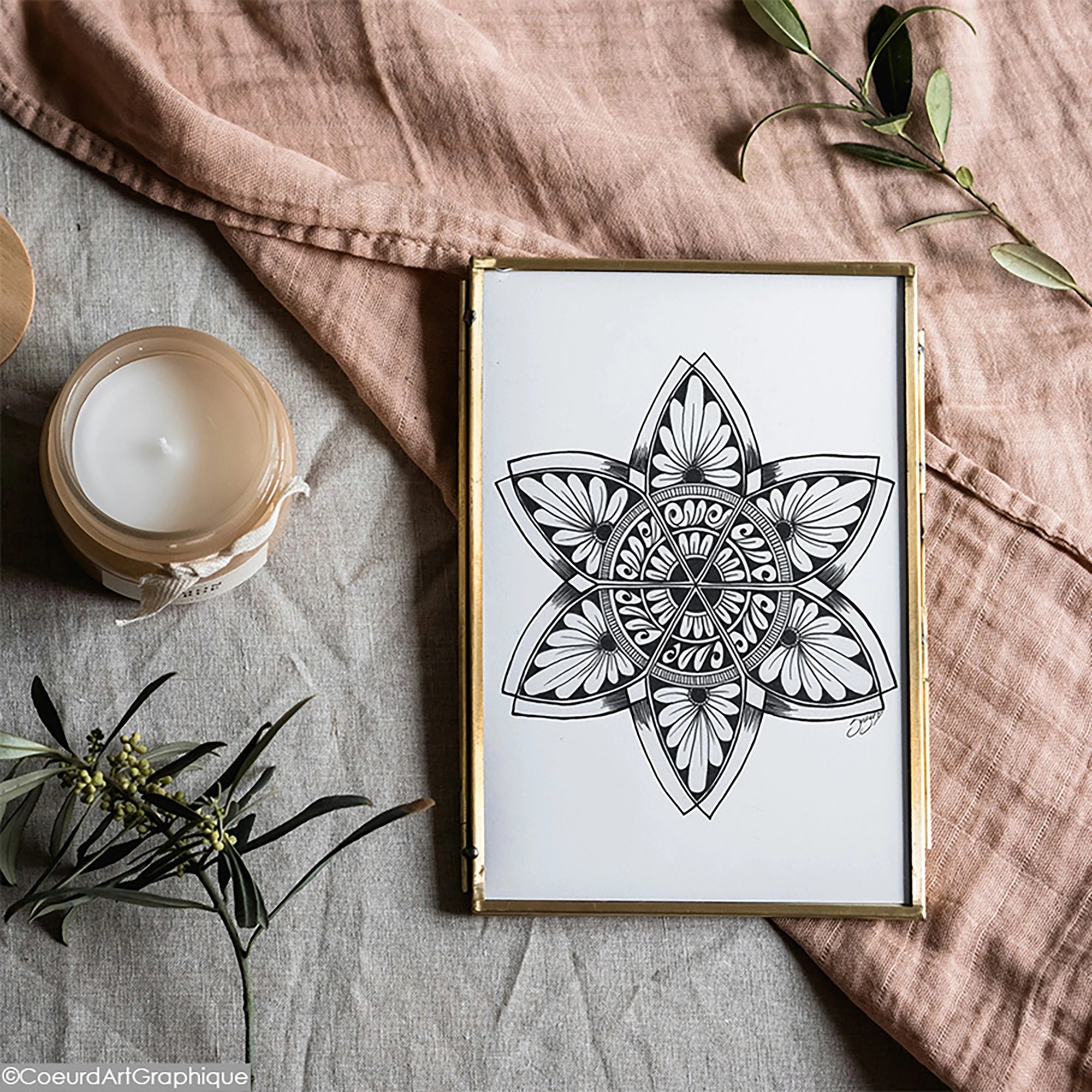 Oeuvre originale • Fleur Sacrée