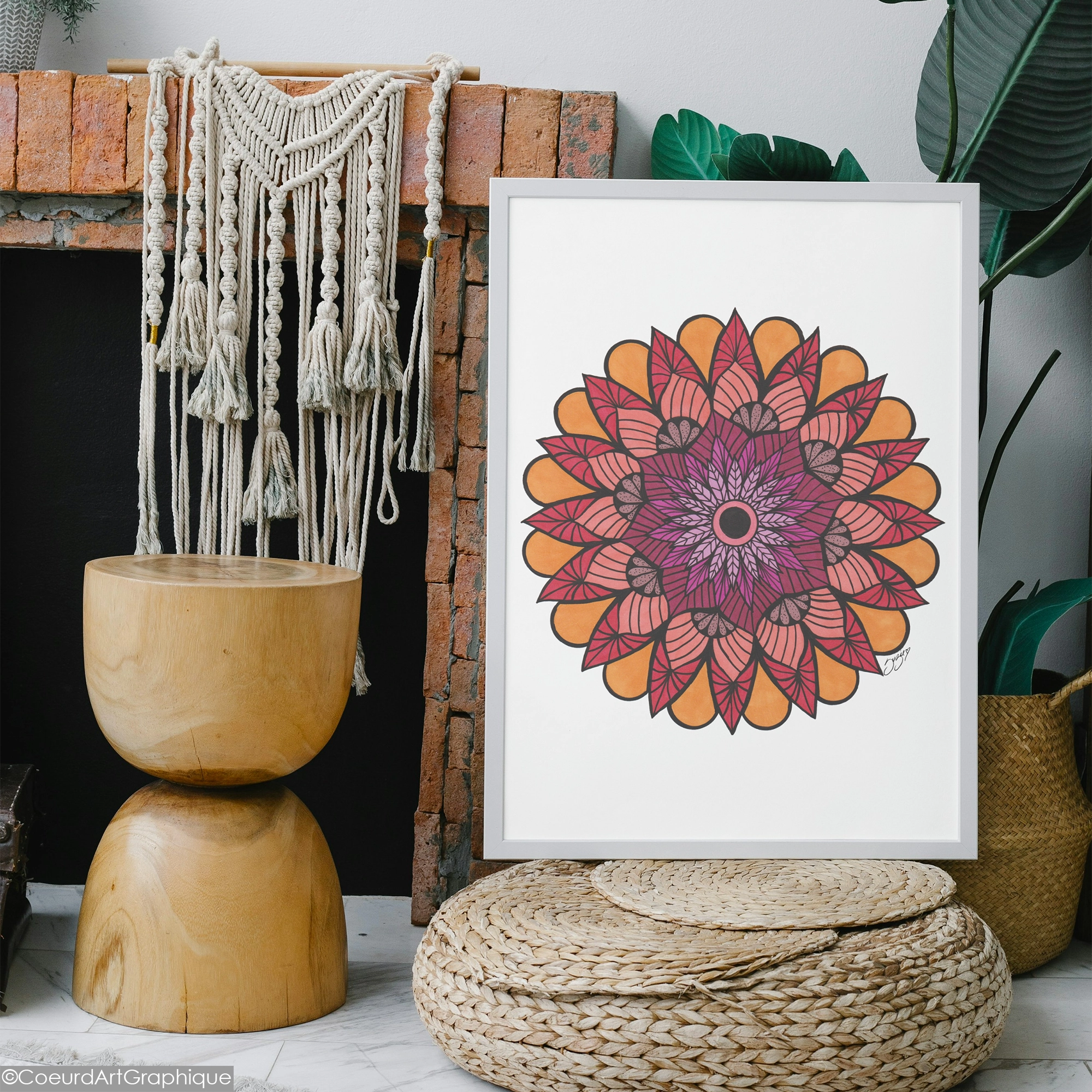Poster • Tangerine Petals