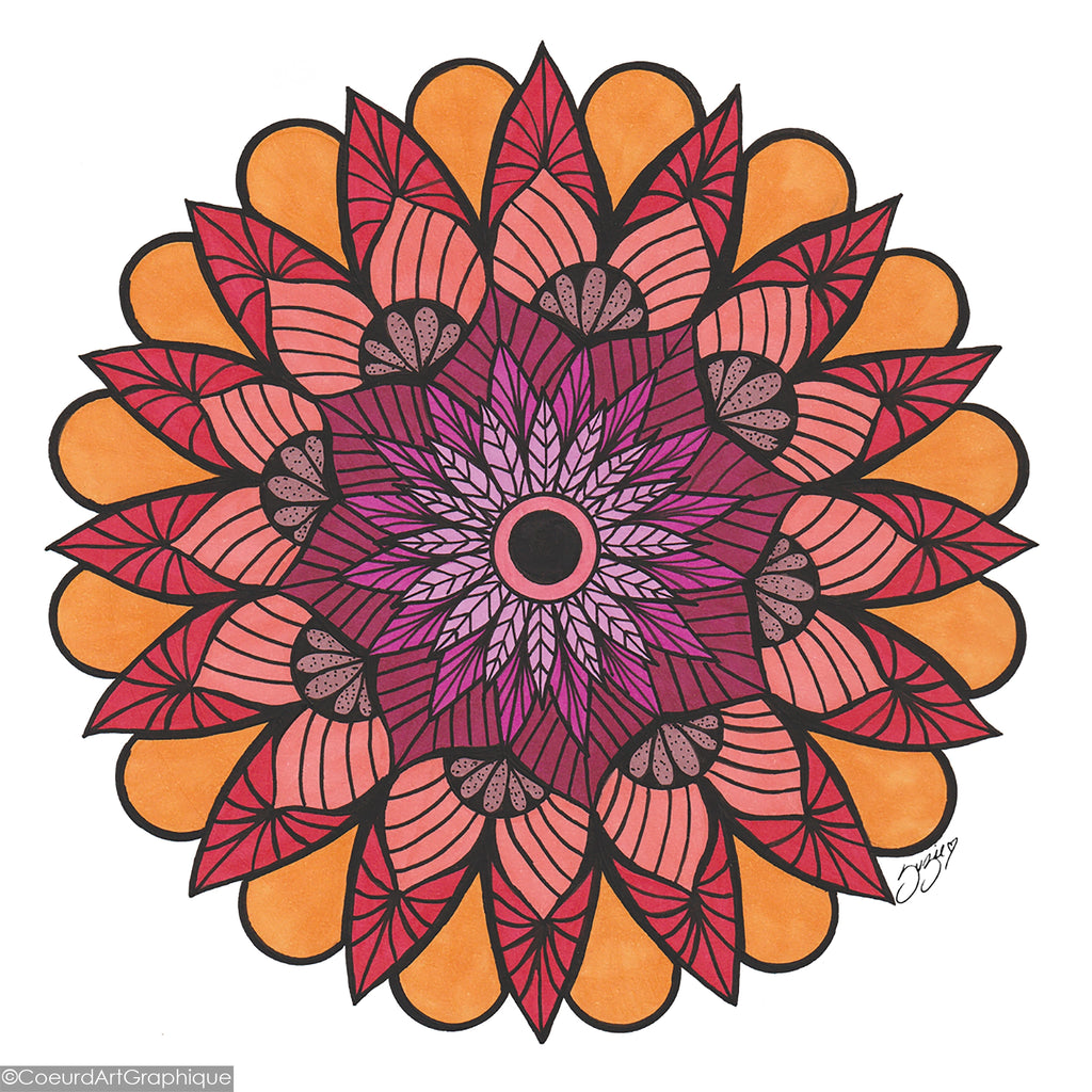 Poster • Tangerine Petals