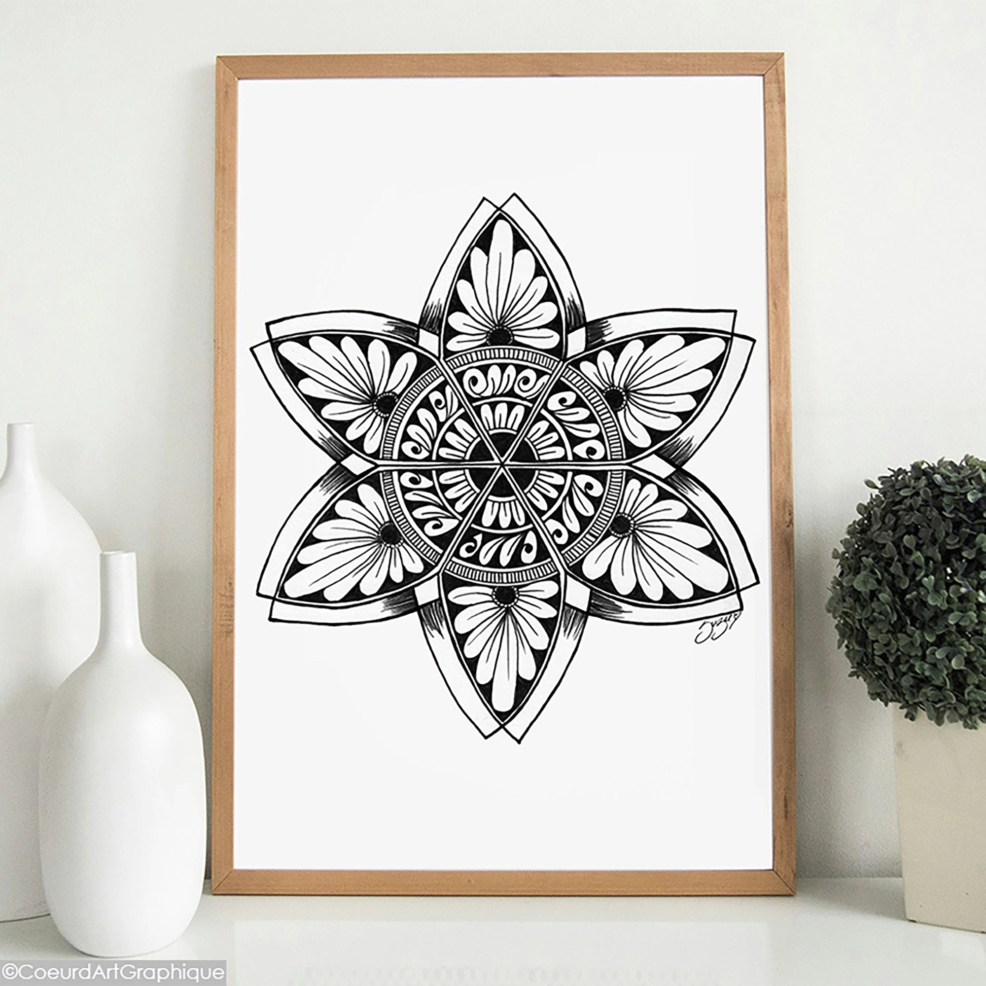 Oeuvre originale • Fleur Sacrée