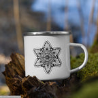 Tasse émaillée • Fleur Sacrée