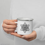 Tasse émaillée • Fleur Sacrée