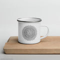 Tasse émaillée • Plumes Noires