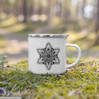 Tasse émaillée • Fleur Sacrée