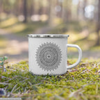 Tasse émaillée • Plumes Noires