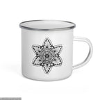 Tasse émaillée • Fleur Sacrée