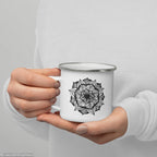 Tasse émaillée • Coeur Poétique