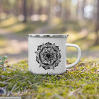 Tasse émaillée • Coeur Poétique