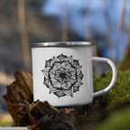 Tasse émaillée • Coeur Poétique