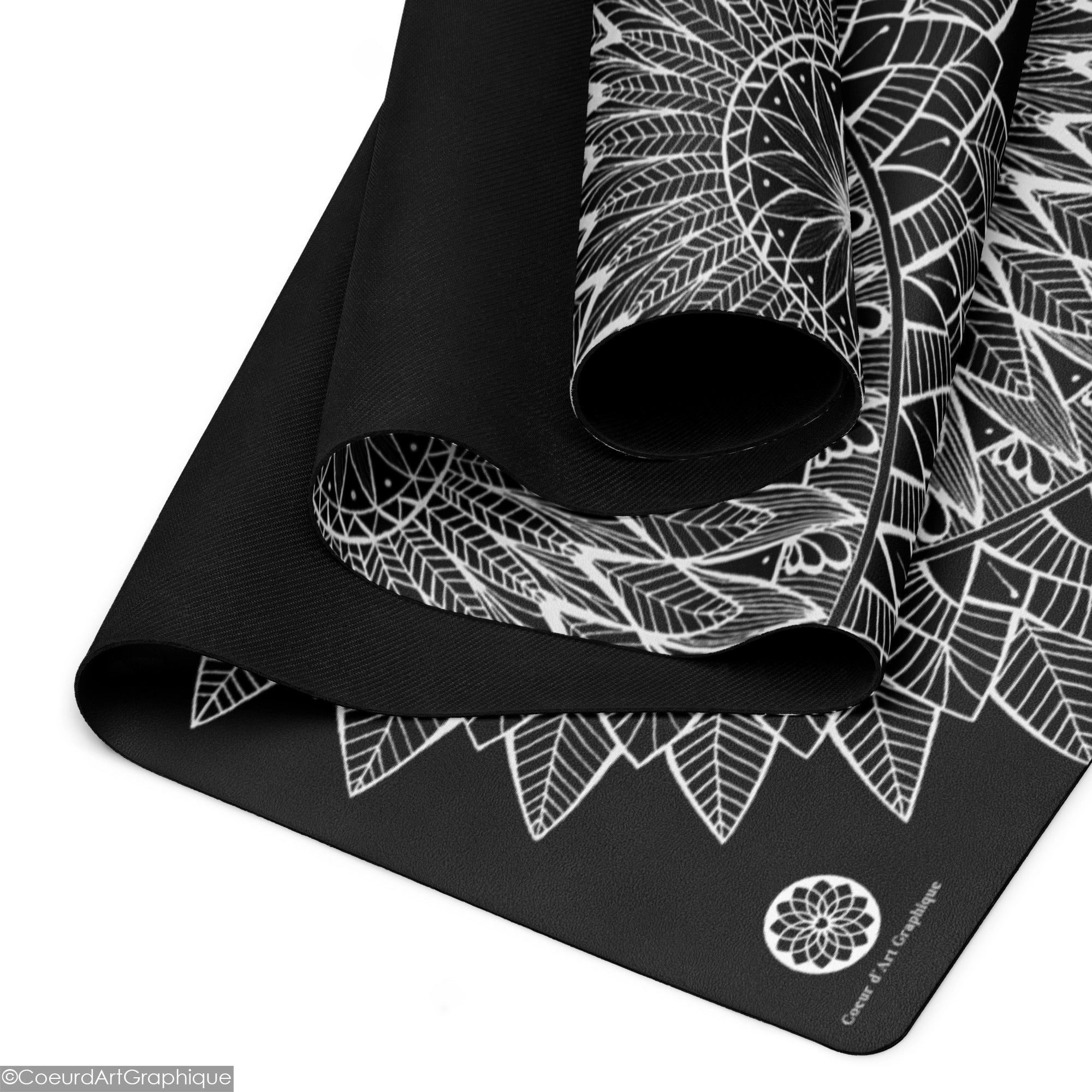Tapis de yoga • Plumes Blanches