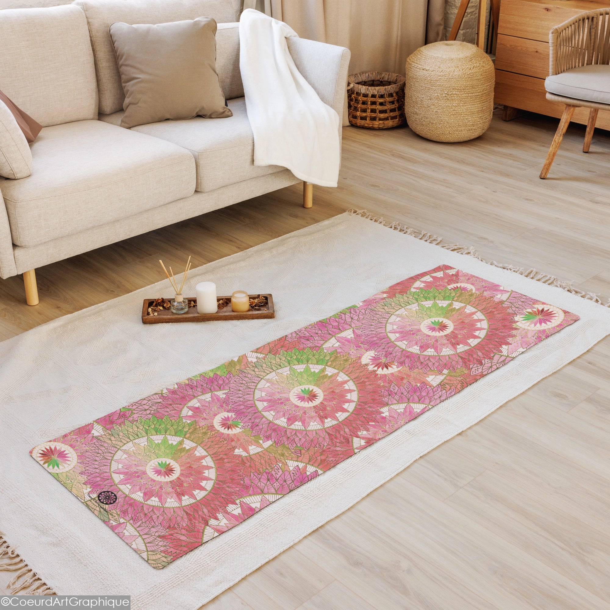 Tapis de yoga • La Vie en Rose