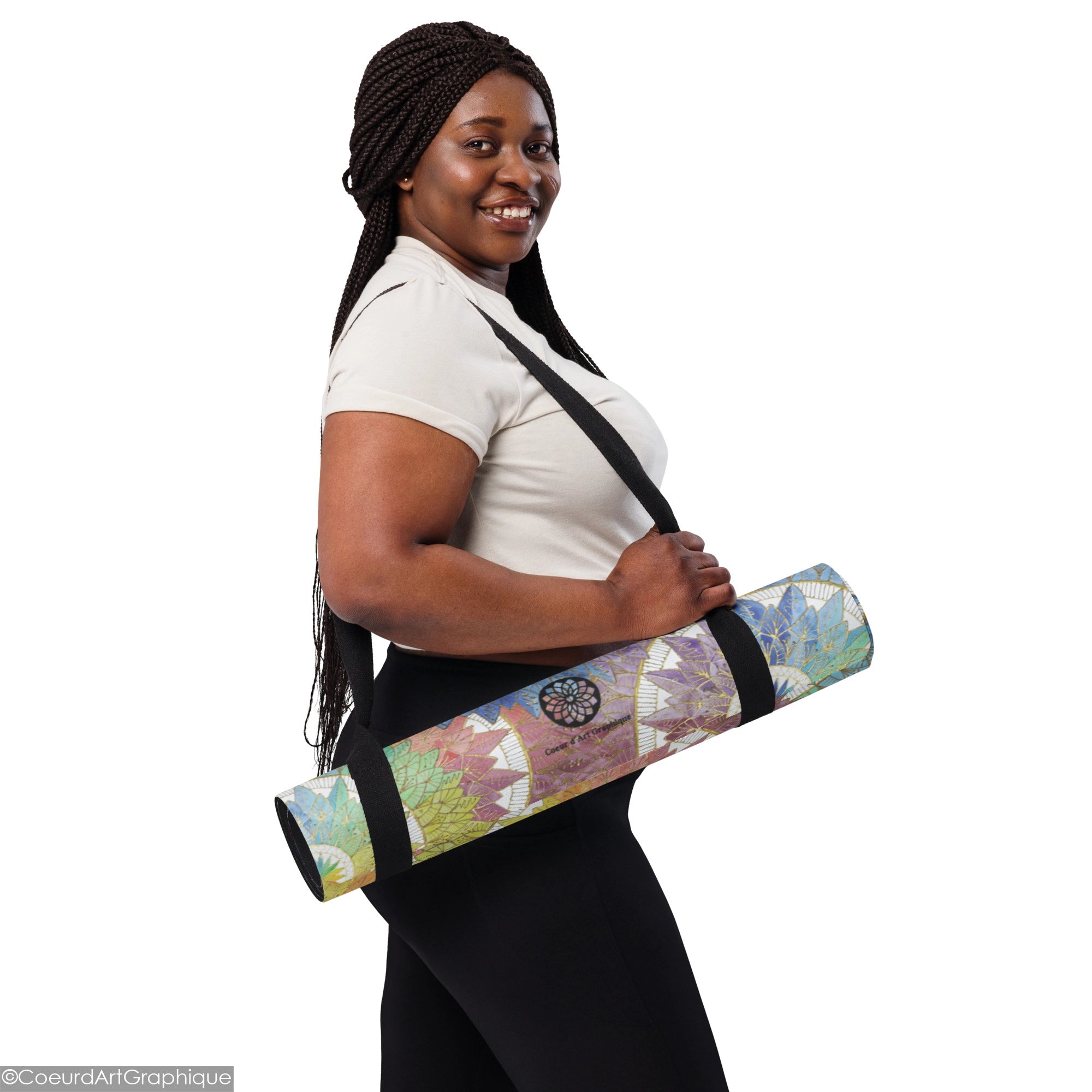 Tapis de yoga • Boussole d'Alma